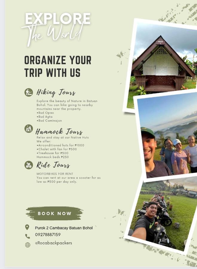 Roca'S Homestay Backpackers Chalet Batuan Eksteriør billede